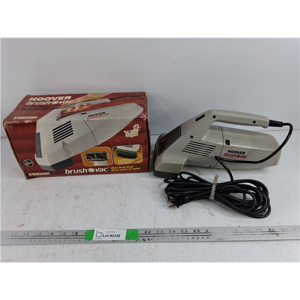 Vintage Hoover Brush Vac - Powers On, As Is