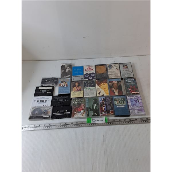 Assorted Cassettes, Charley Pride, George Strait, Michelle Wright, Carlton Showband