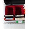 Image 3 : (14) 8-Tracks in Carry Case, Ray Coniff, Tom Jones, Helen Reddy