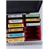 Image 4 : (21) 8-Track Cassettes in Carry Case, Abba, Elvis, Herb Alpert, Johnny Mathis