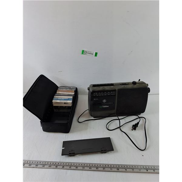 Automatic Stop Cassette Player and Radio with (8) Cassettes