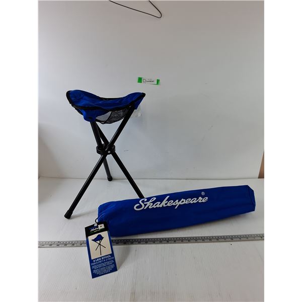 Shakespeare Folding 3 Leg Stool with Carry Bag