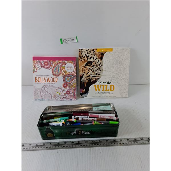 Hollywood and Wild Animals Coloring Books and Crayola Coloring Markers