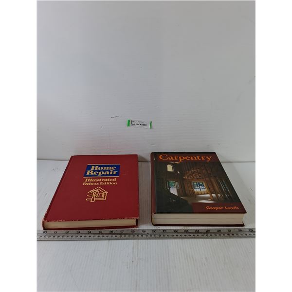 (2) Books Carpentry and Home Repair Illustrated Deluxe Edition