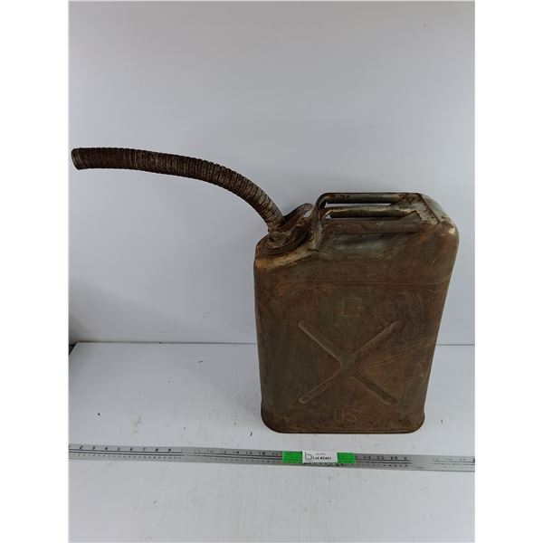 Vintage 5 Gal Jerry Can, Cannot Ship
