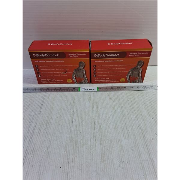 (2) Boxes of Reusable Therapeutic Heat Packs
