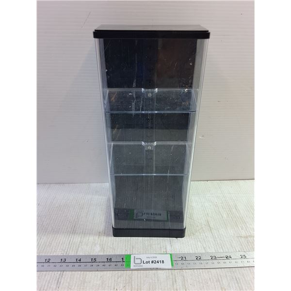 3 Tier Plastic Collectible Display Case, Pickup Preferred