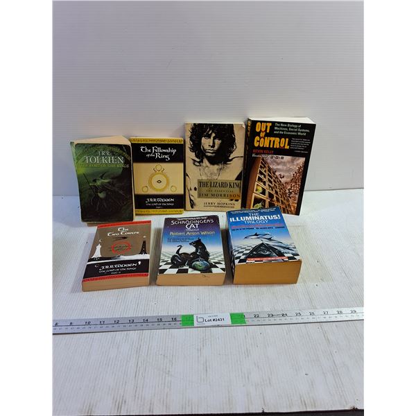 (7) Books, Lord Of The Rings,  The Lizard King, Misc