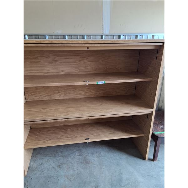 ***Storage Shelf With Drop Down Cover, Cannot Ship