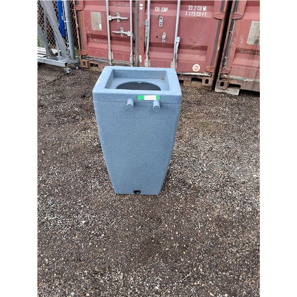 **Decorative Rain Barrel - As Is, Cannot Ship