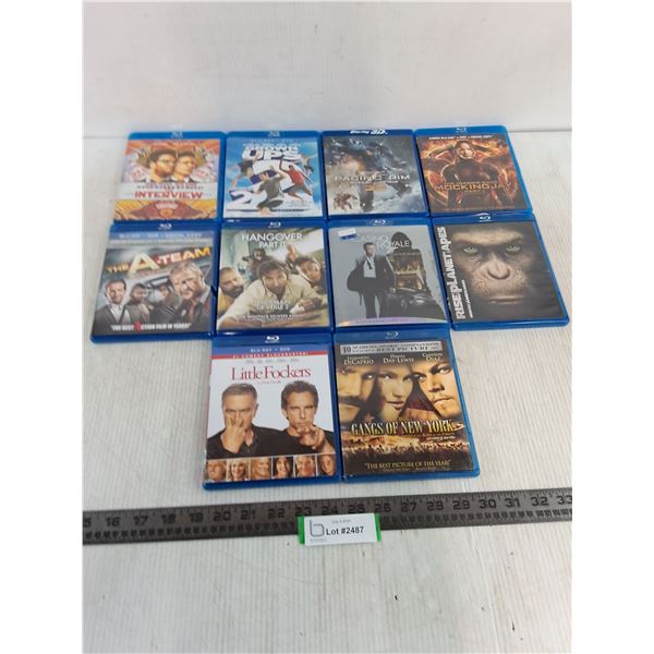 (10) Action/Comedy Blu-Ray DVD Movies - Little Fockers, Grown Ups 2, Pacific Rim