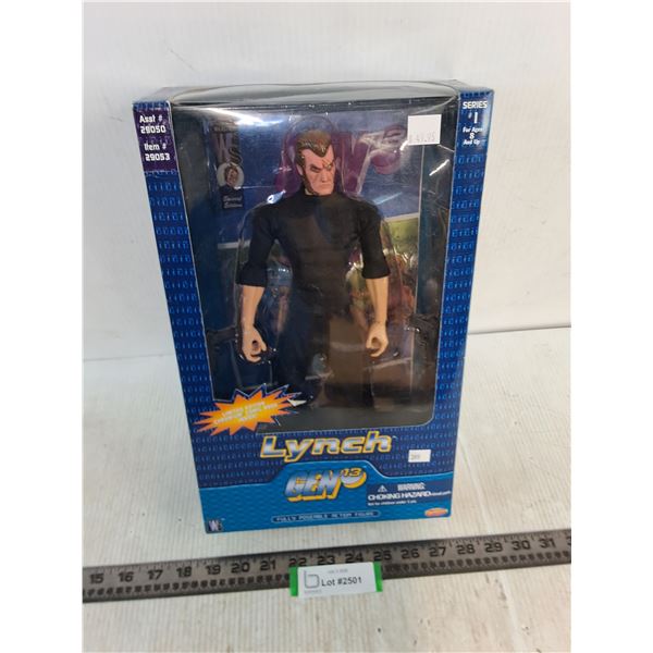 NIB DC Gen 13 "Lynch" Action Figure w/Limited Edition Chromium Comic Book