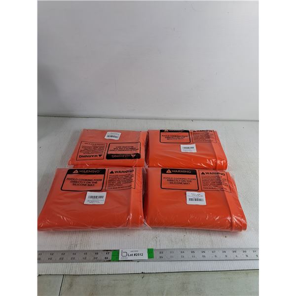 (4) Silicone Cooking Mats