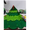 Image 2 : (4) Felt Holiday Tree With Festive Ornaments ( as is)