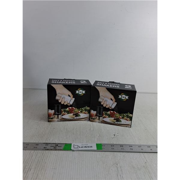 (2) Salt & Pepper Shakers ( as is)