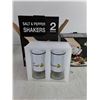 Image 2 : (2) Salt & Pepper Shakers ( as is)
