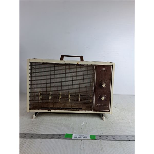 Vintage Superior Fan-Forced Heater 16"x6"x11" ( as is, cannot ship)