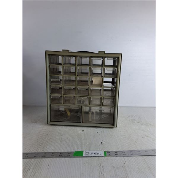 Stalwart 39-Drawer Plastic Small Parts Organizer 13"x7"x13" ( as is, cannot ship)