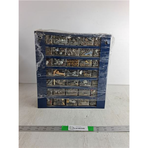Stack-On 39-Bin Plastic Drawer Cabinet ( as is, cannot ship)