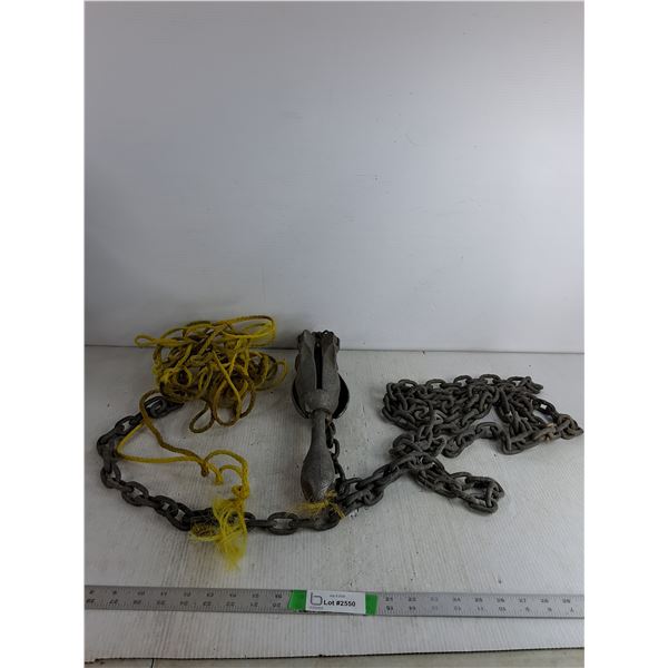 Folding Grapnel Style Boat Anchor 17" ( as is,cannot ship)