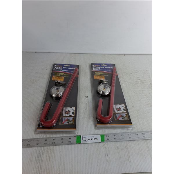(2) Trailer  Wheel Locks ( as is)