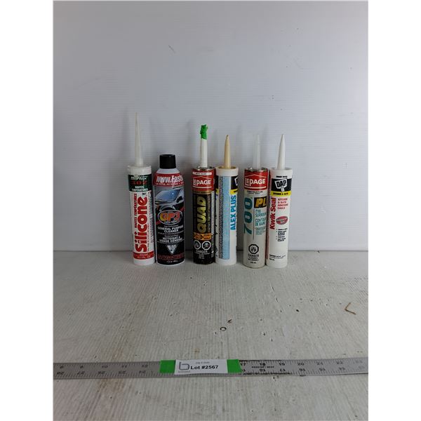 Various Sealant, Caulk, Adhesive Products ( as is, Cannot Ship)