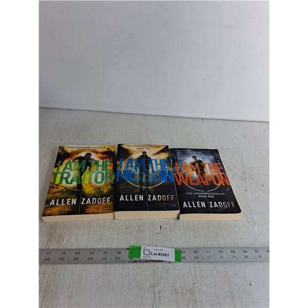 (3) Novels- I am The Weapon, Mission, Traitor