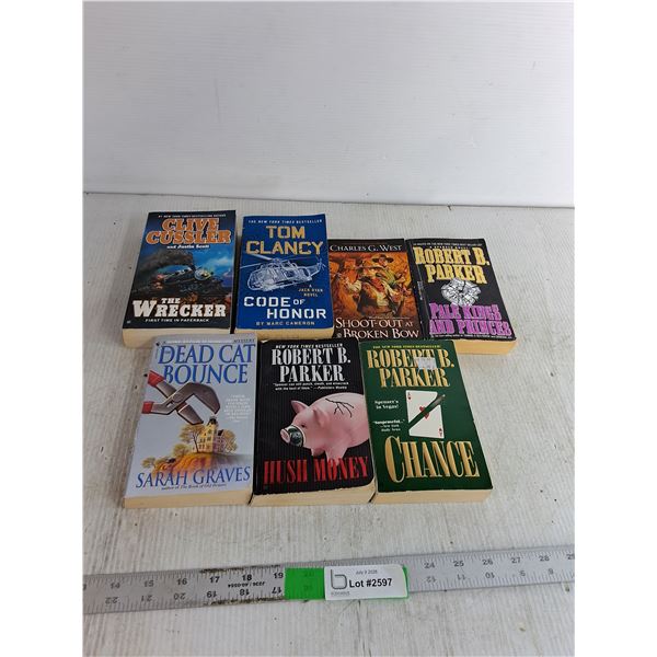 (7) Novels; The Wrecker, Code Of Honour, Chance, Hush Money, Misc
