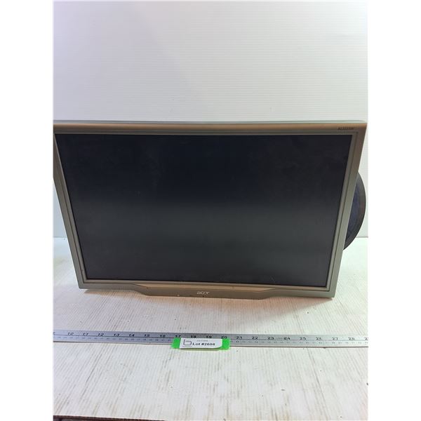 Acer LCD Monitor w/ Stand and Cord - Untested