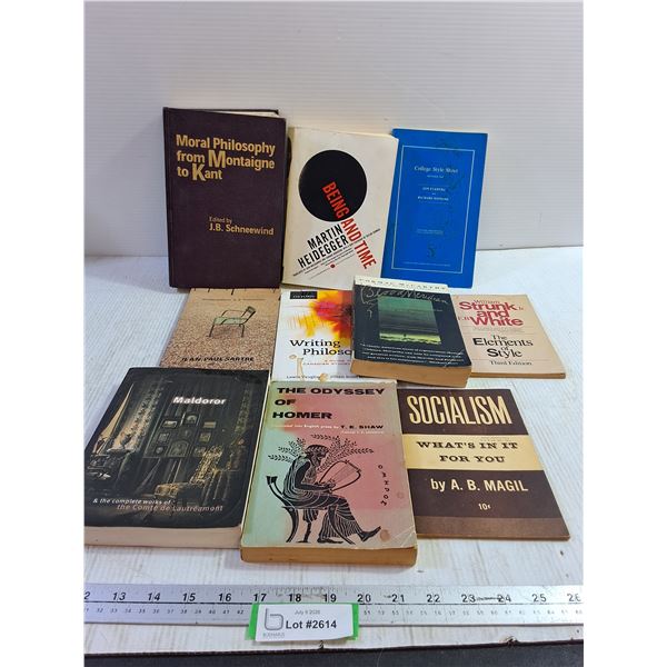 Assorted Books - Philosophy, Writing Help, Misc