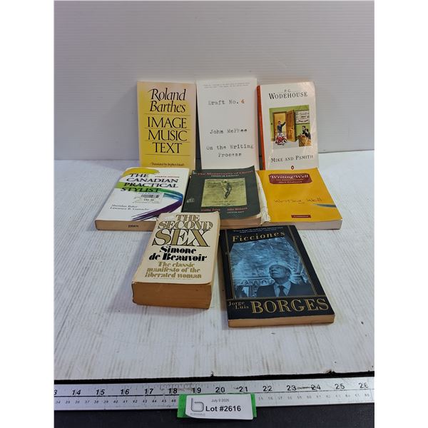 Assorted Books - Writing Help, Fiction, Misc