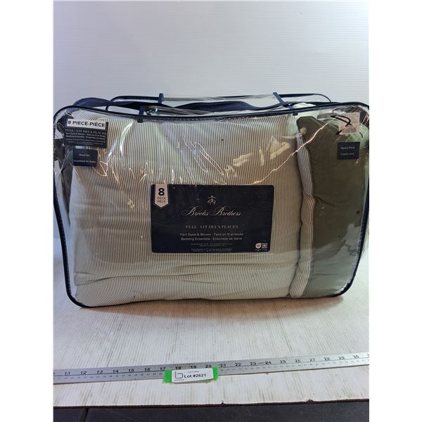 8 Piece Brooks Brothers Bedding Set
