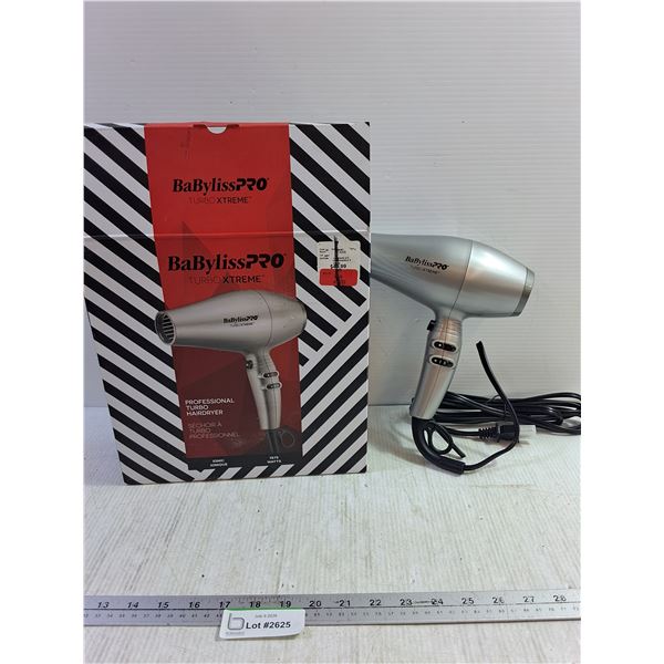 BaByliss Pro Turbo Extreme Hairdryer - Broken Cord