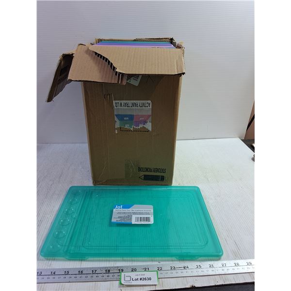Activity Paint Trays in Various Colors