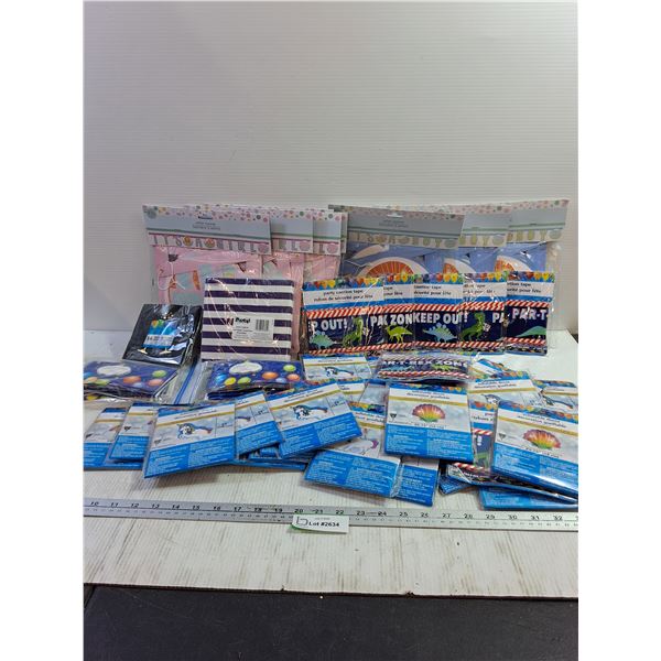 Party Decor, Inflatable Decor, Gift Card Holders, Napkins