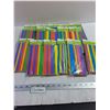 Image 1 : Packages of Colorful Paper Straws