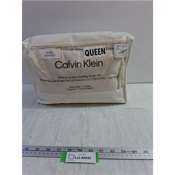 Calvin Klein 4 Piece Queen Cooling Sheet Set