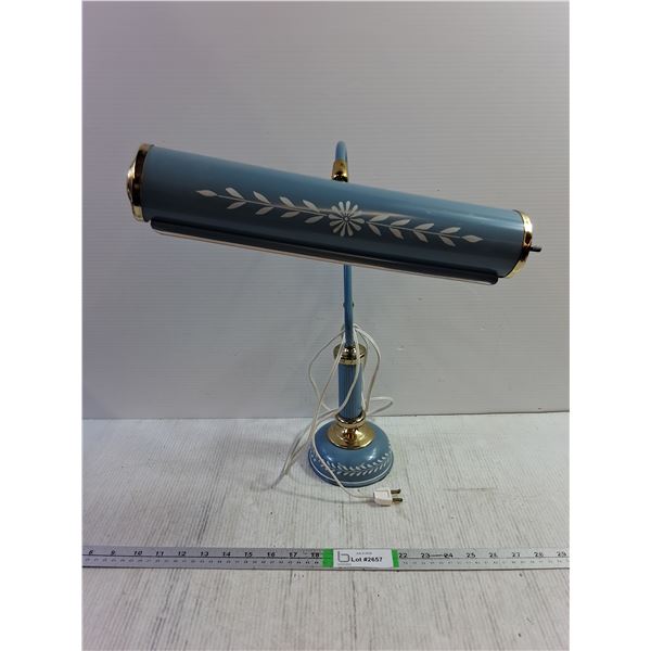 Vintage Blue Table Lamp (working)