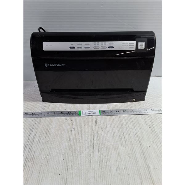 Foodsaver  Automatic Vacuum sealing System-powers on-untested-as is