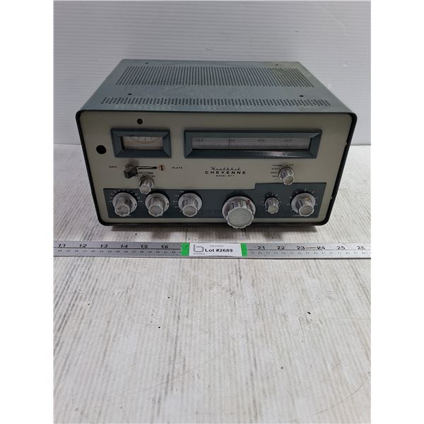 Heathkit Cheyenne Model MT-1 Mobile Hamm Radio Transmitter-untested,as is