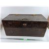 Image 1 : *Vintage Wooden Chest 30" x 15" x 14", Cannot Ship