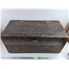 Image 2 : *Vintage Wooden Chest 30" x 15" x 14", Cannot Ship