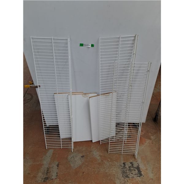 *Wire & Pressed Wood Shelves 48" x 12", 25" x 12", PICKUP ONLY