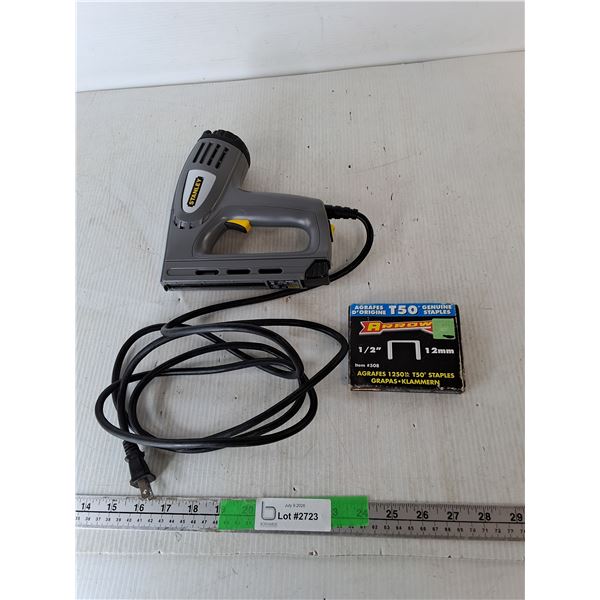 Stanley Staple Gun & Staples- Untested