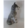 Image 2 : Porcelain Wolf Figurine 19.5"- Can't Ship