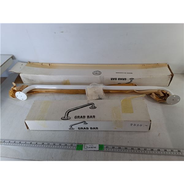 (2) Grab Bars Up to 34.5", One Sealed. Cannot Ship