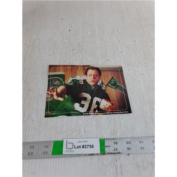 Rider Pride Signed Post Card (cannot authenticate)