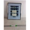 Image 1 : Framed Momento Of The Origin Of The RCAF Tartan 15"x12" ( cannot authenticate)