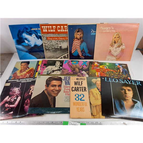 Assorted Vinyl Records - Leo Sayer, Nancy's Greatest Hits, Jack Wagner, Misc