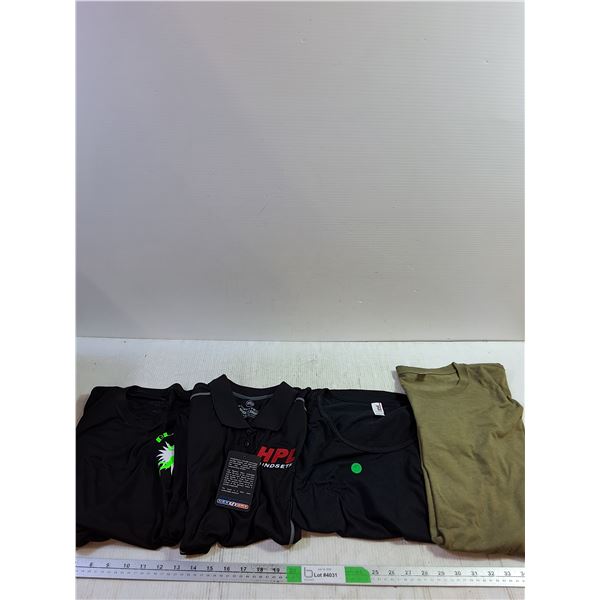 (4) Men's Large Sports Tshirts